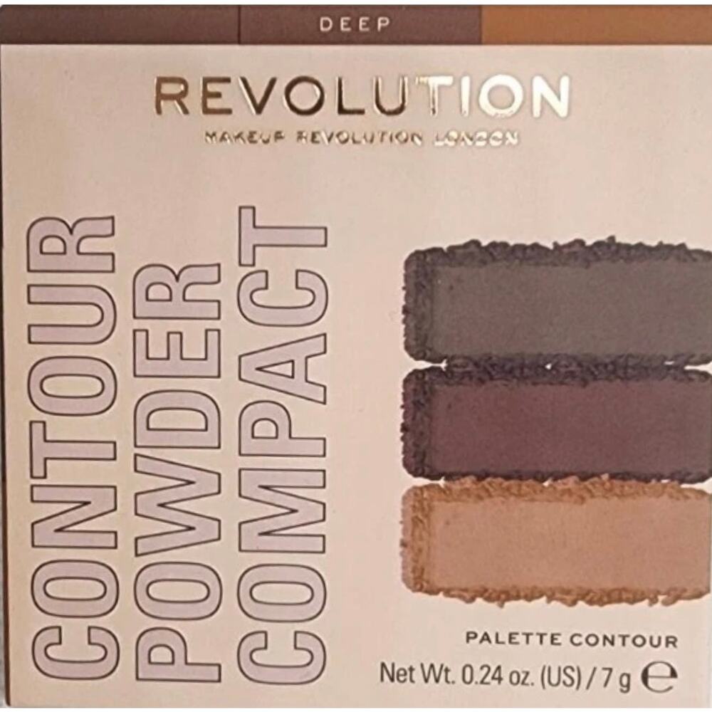 Revolution Contour Face Powder Contour Compact Deep - Picture 3 of 7